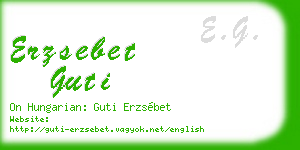 erzsebet guti business card